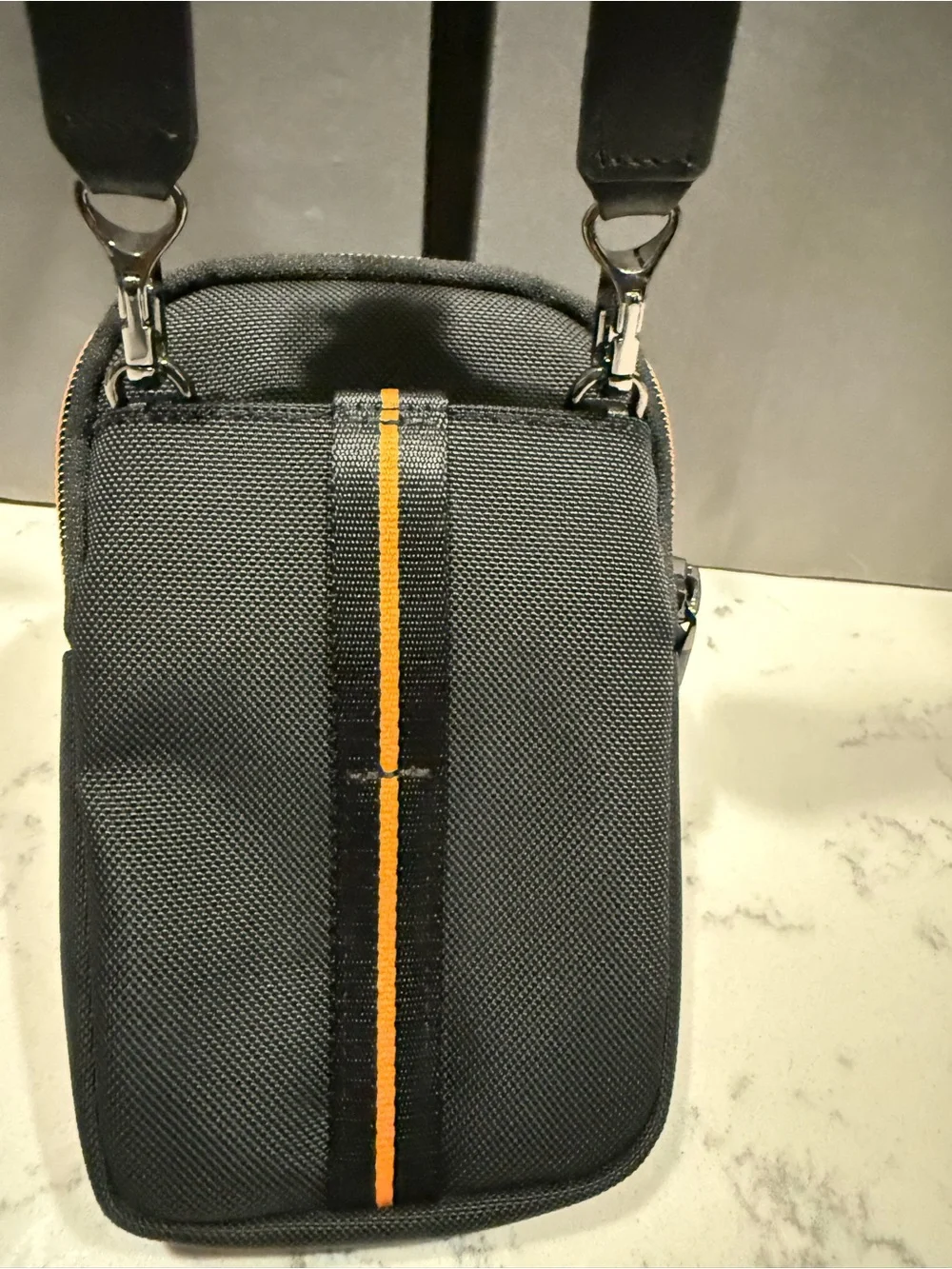 Tumi Gray Men's Compact Crossbody Pouch
